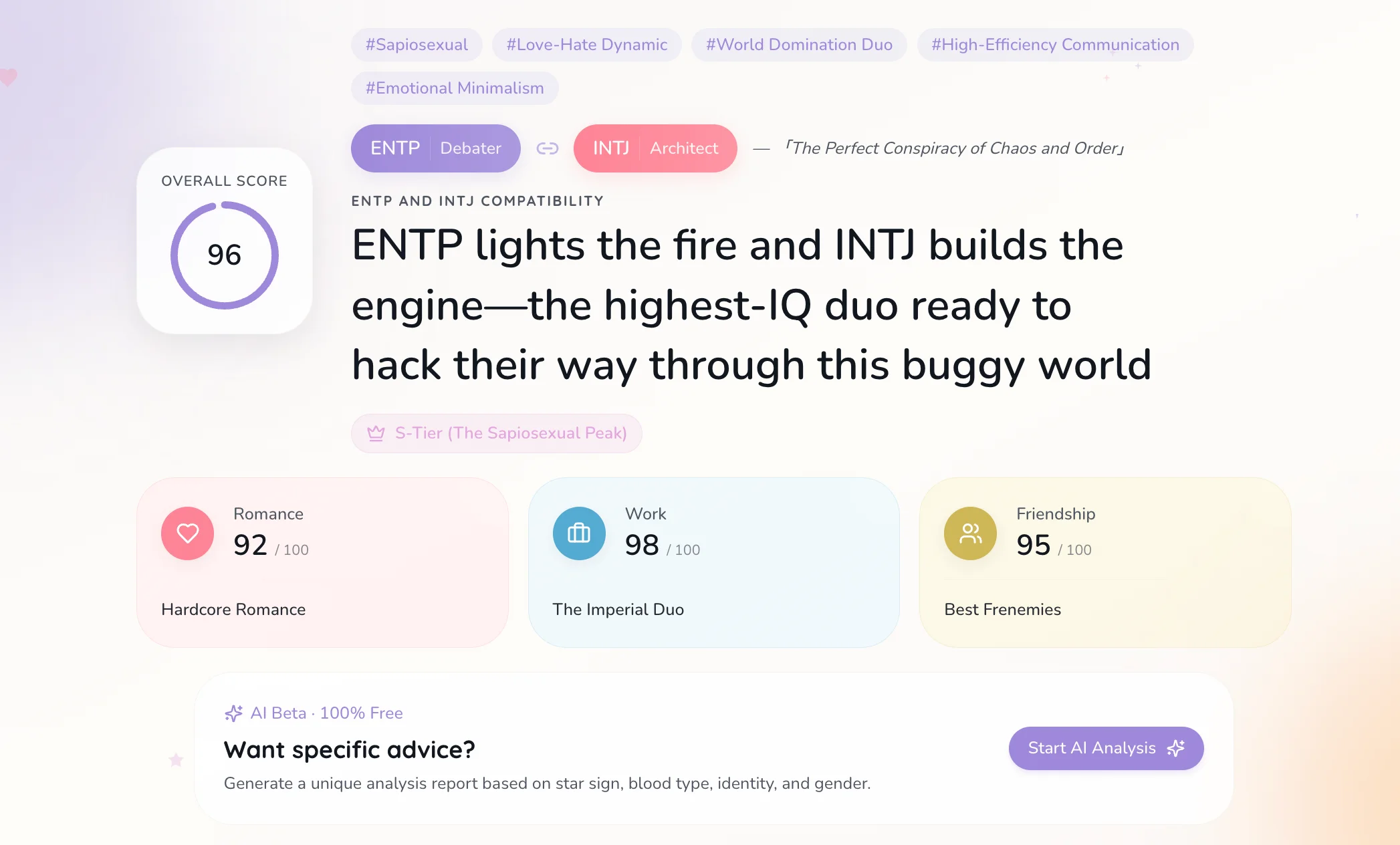 MatchMyType screenshot 2