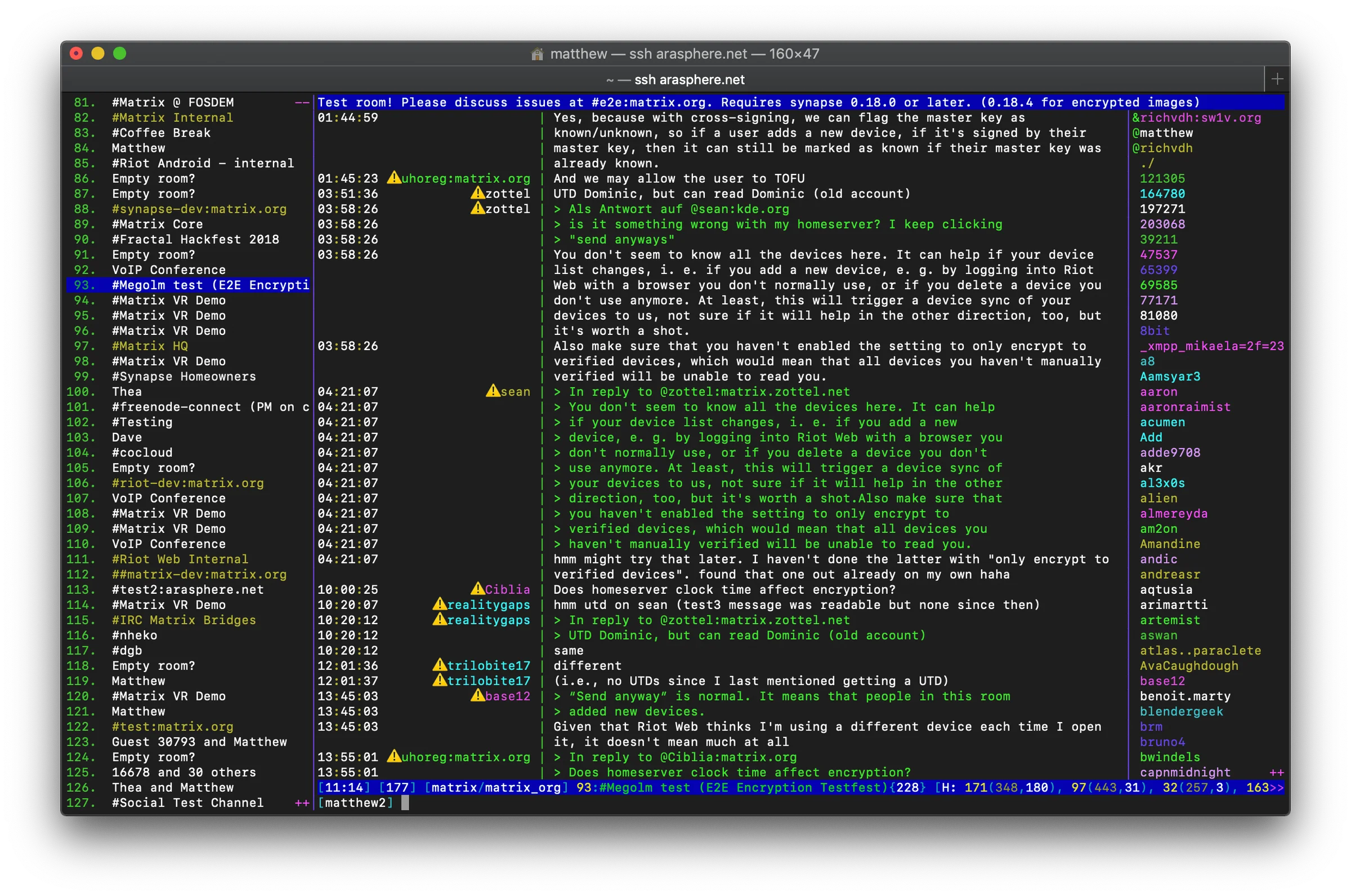 Matrix screenshot 2