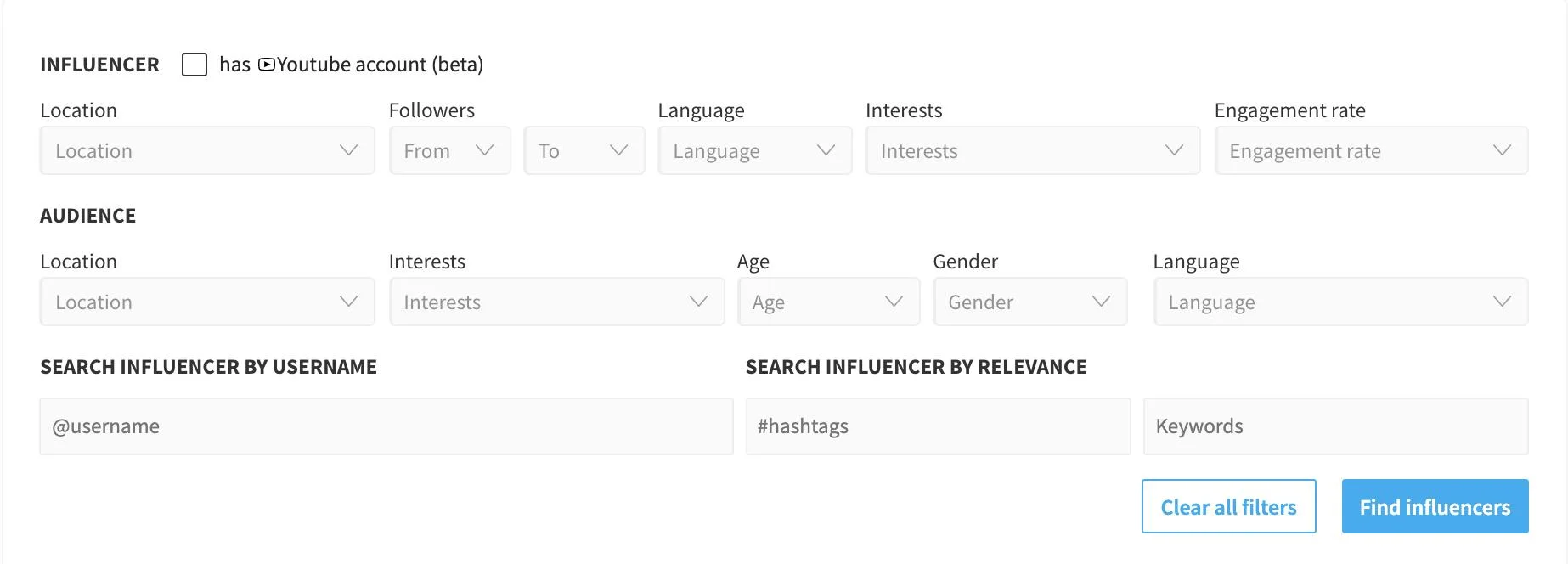 Modash Influencer Search screenshot 2