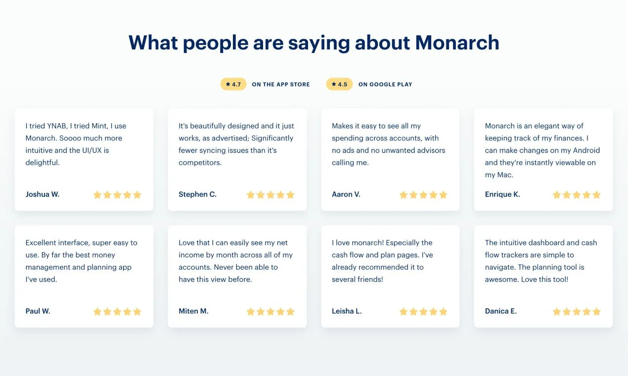 Monarch screenshot 2
