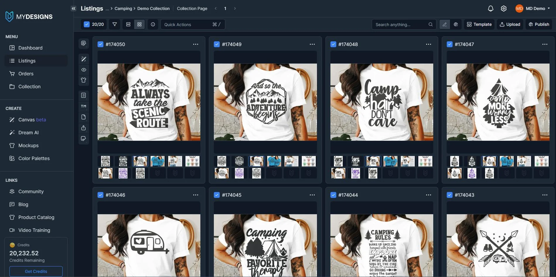 MyDesigns screenshot 2