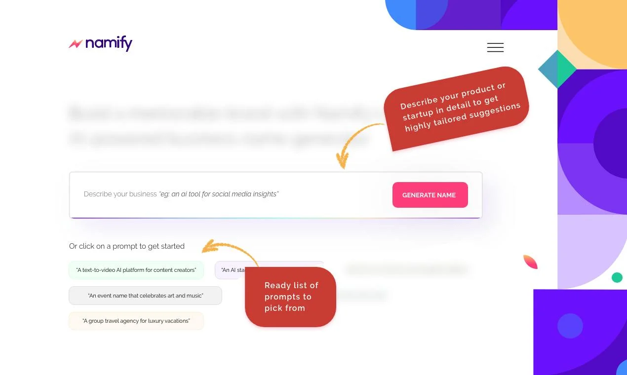 Namify screenshot 2
