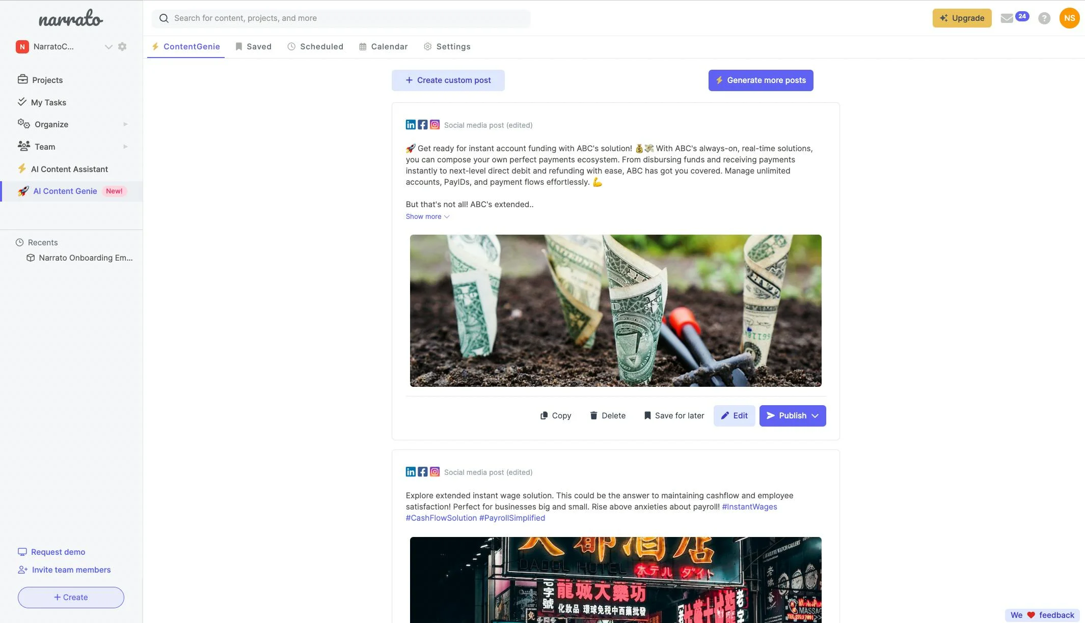 Narrato screenshot 2