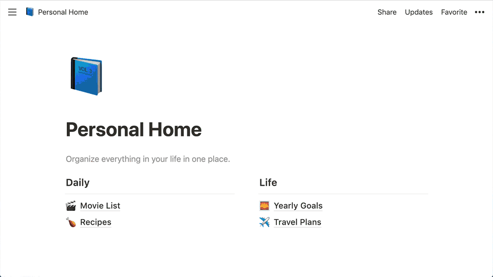 Notion screenshot 3