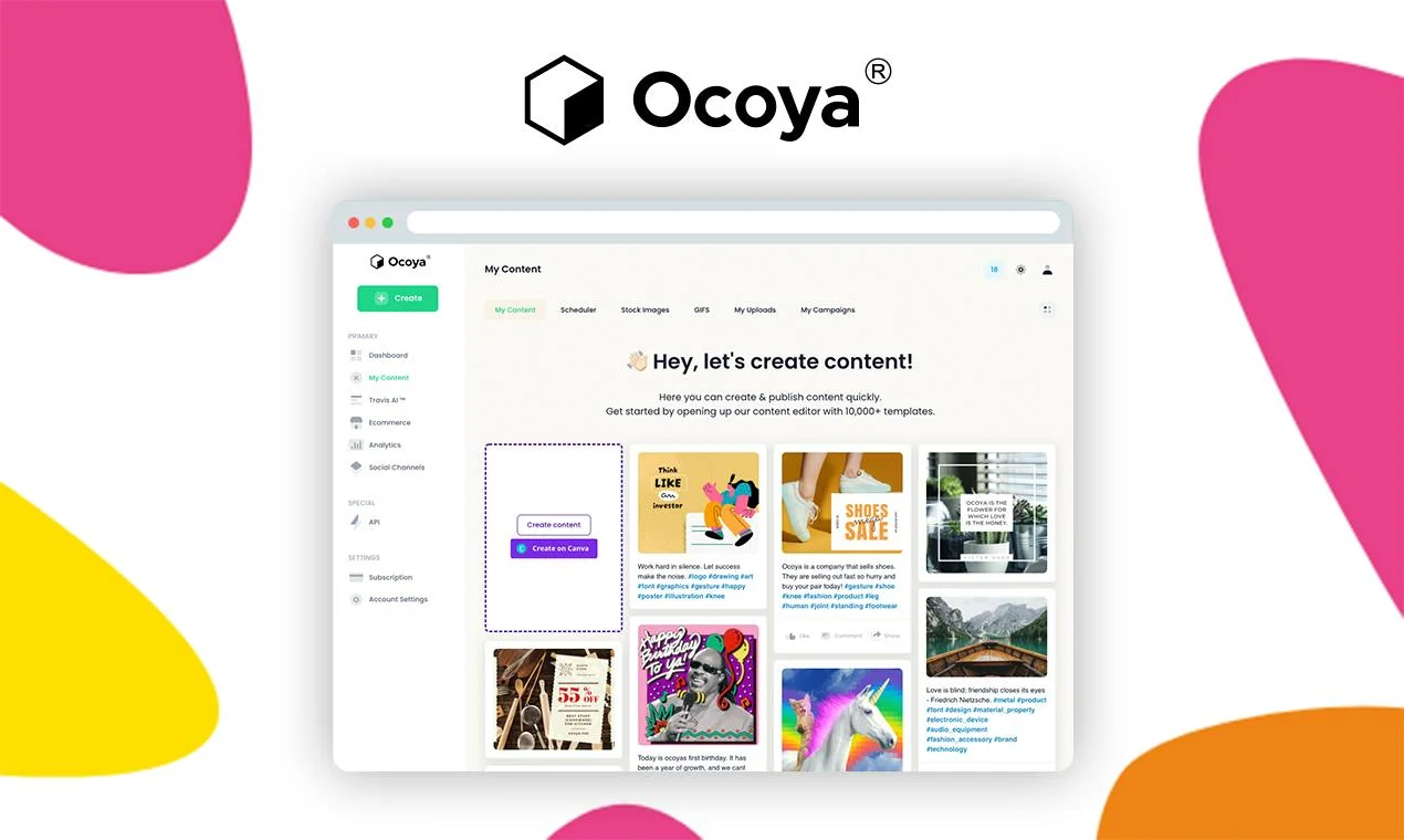 Ocoya 2.0 screenshot 2