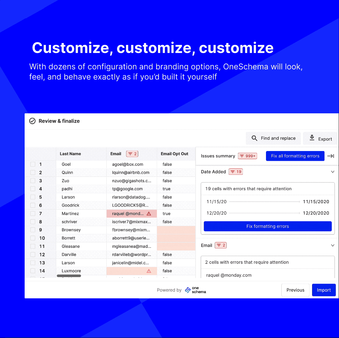 OneSchema screenshot 3