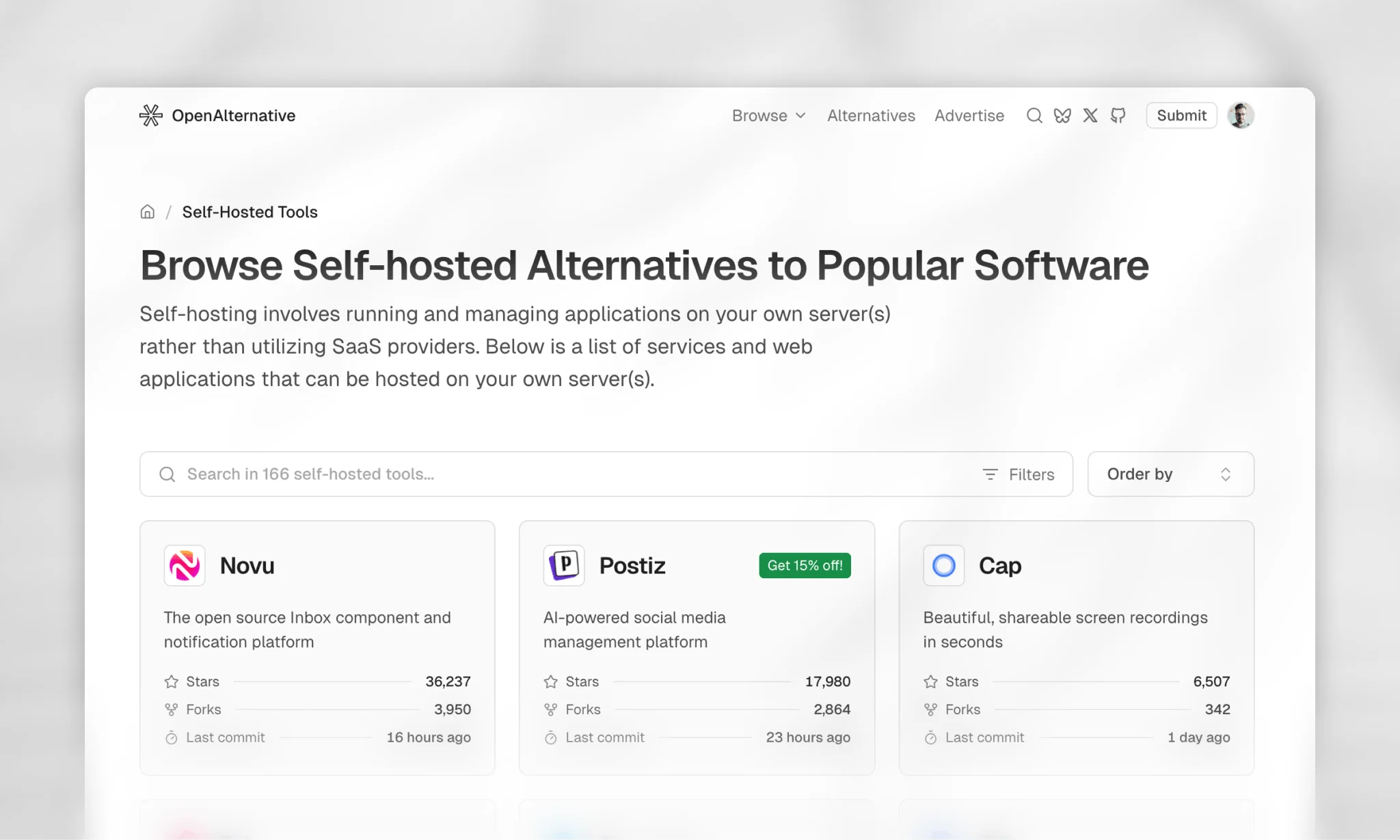 OpenAlternative screenshot 4
