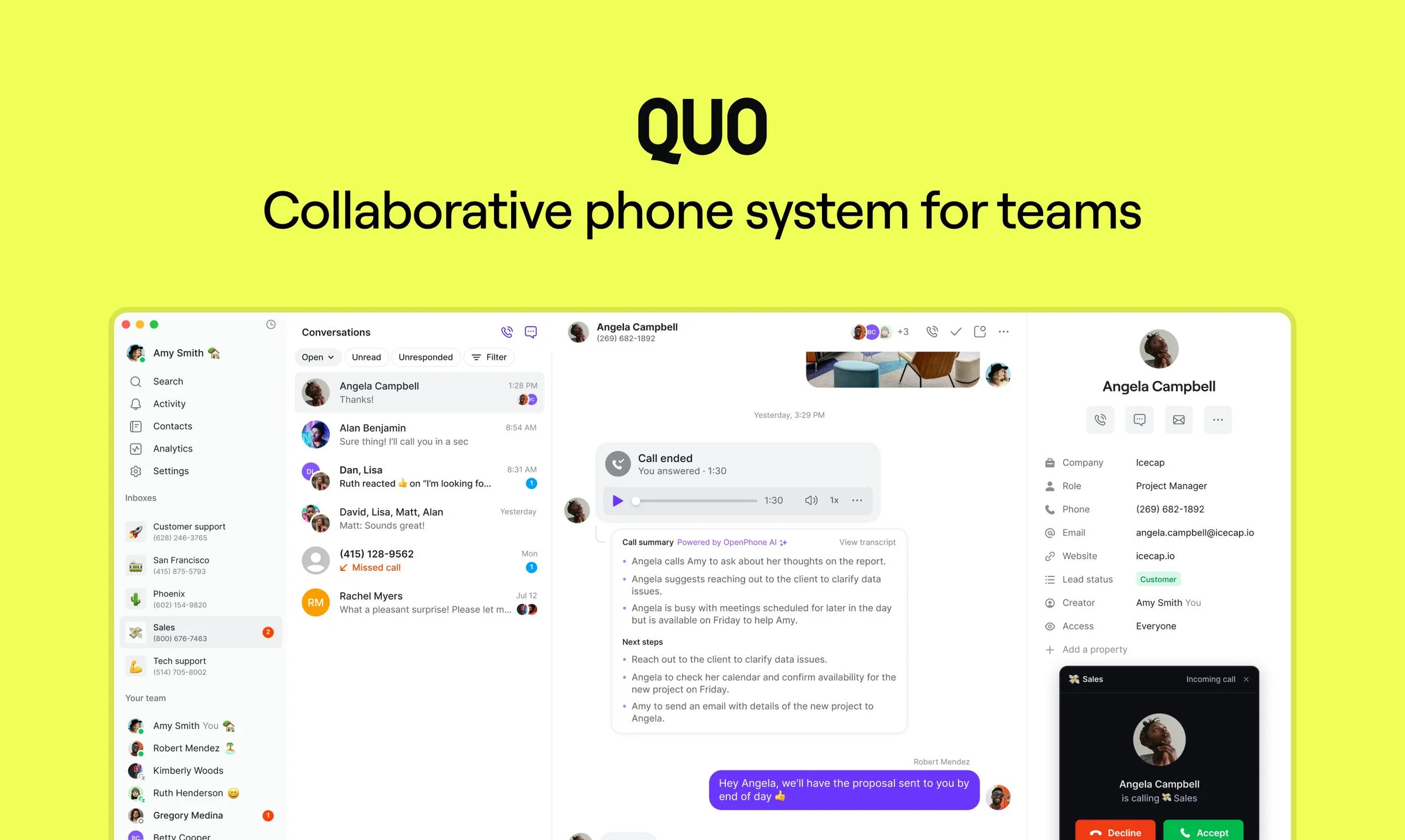 Quo (formerly OpenPhone) screenshot 3