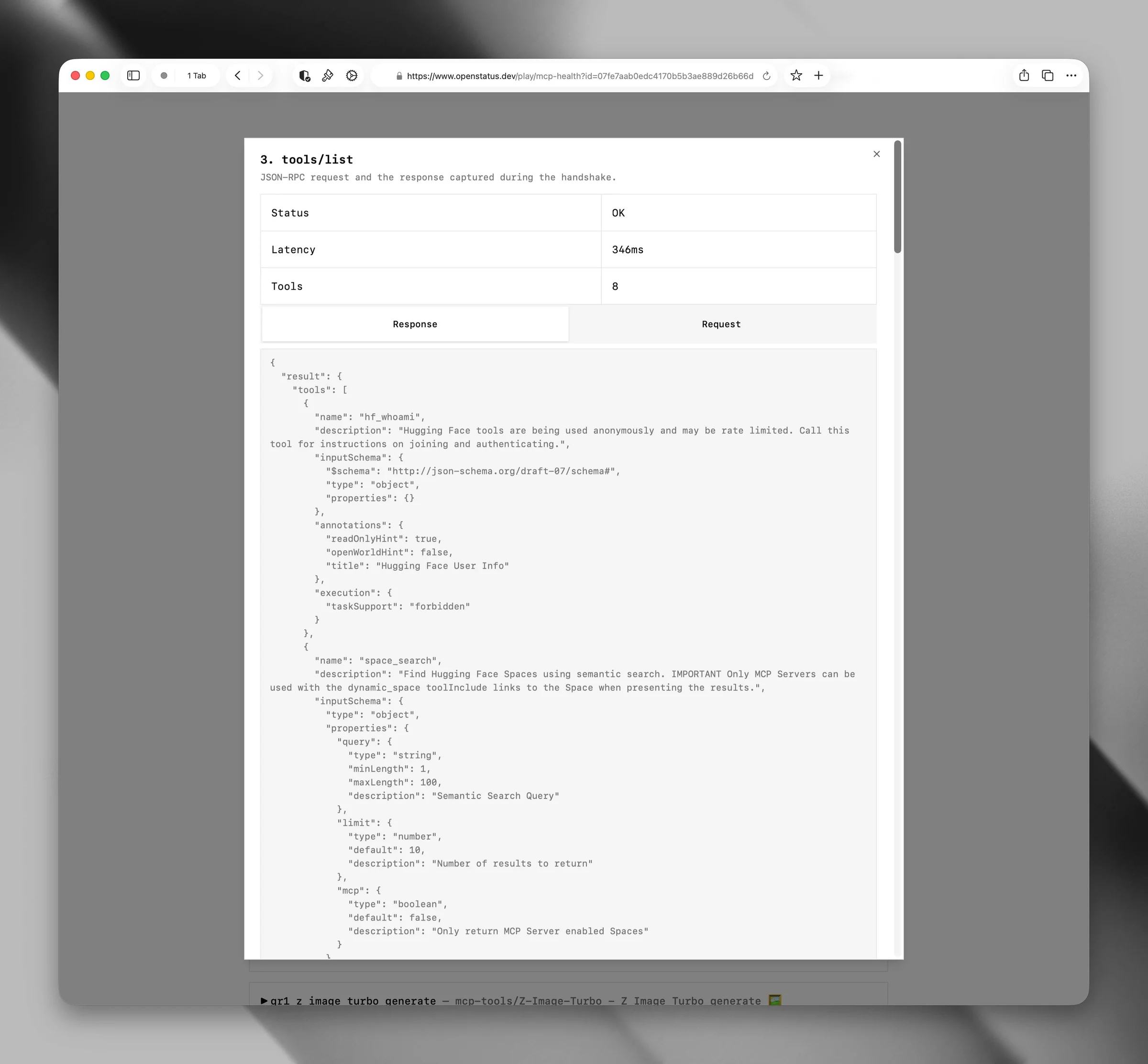 openstatus screenshot 3