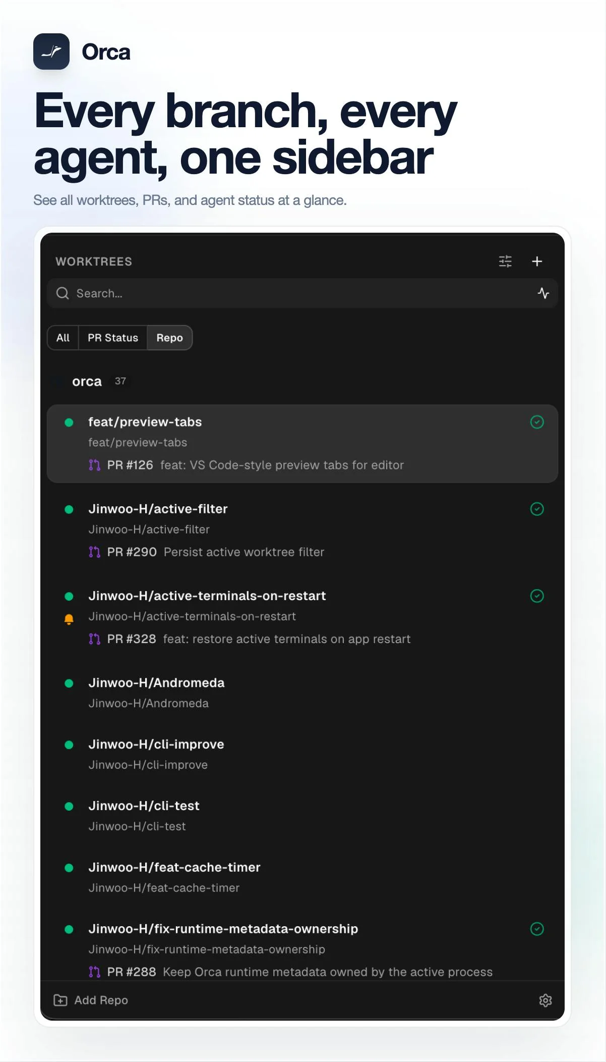 Orca screenshot 2