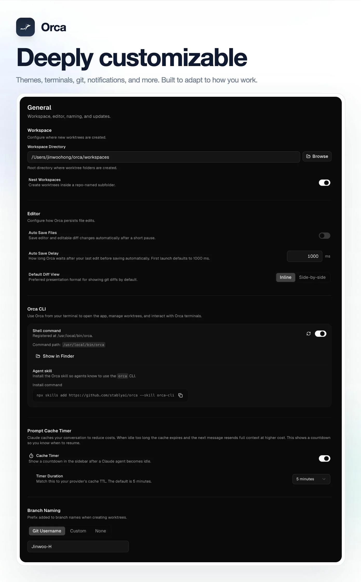 Orca screenshot 4