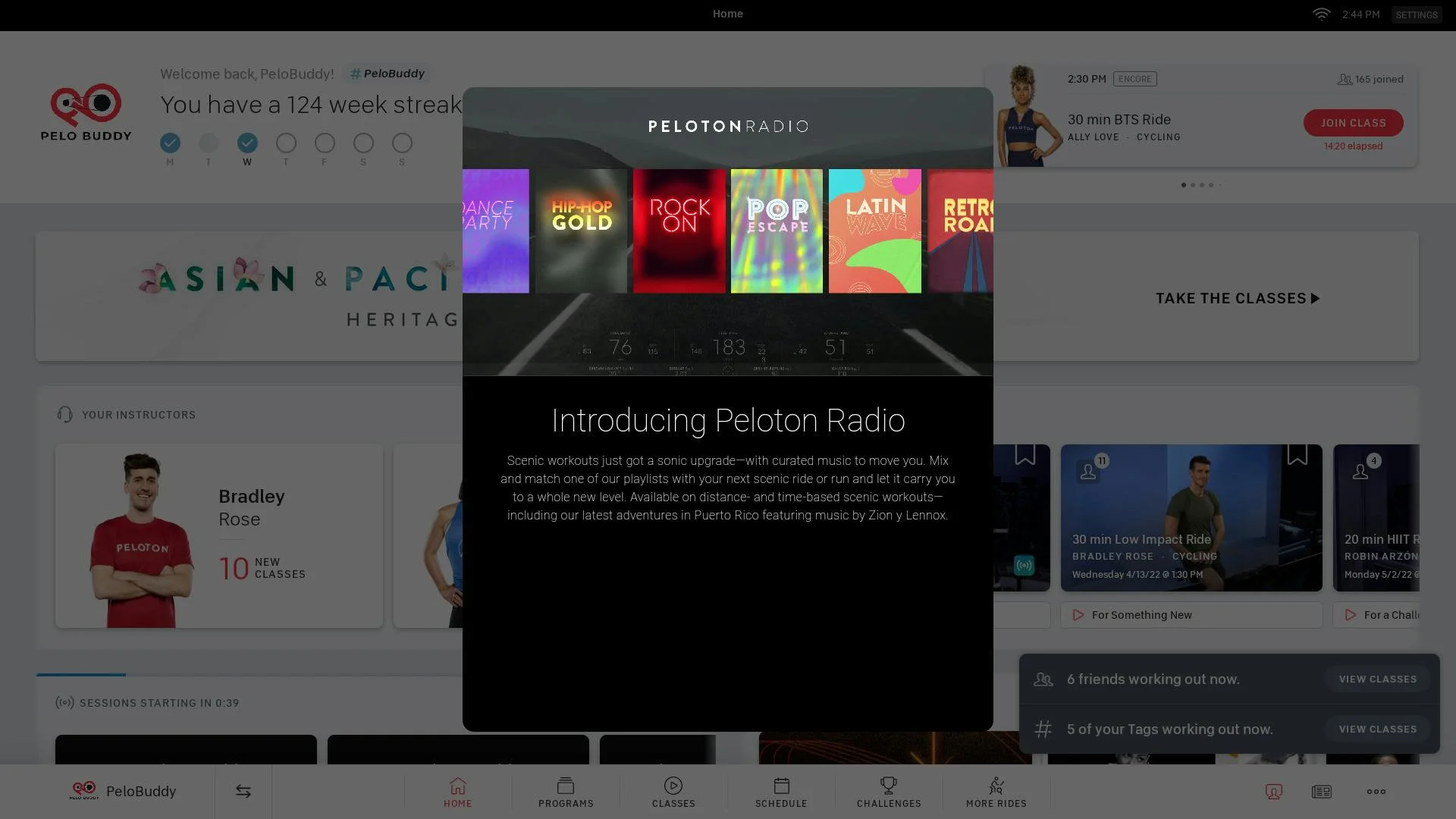 Peloton screenshot 4