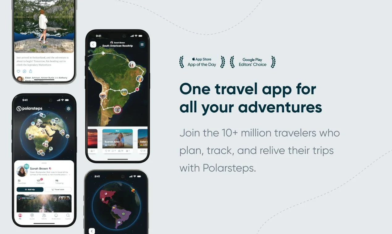 Polarsteps screenshot 2