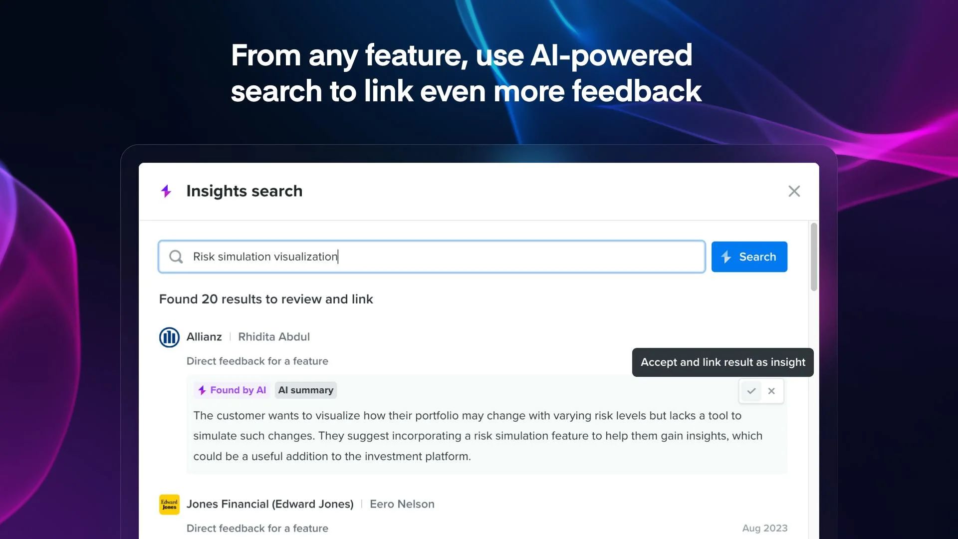 Productboard screenshot 2