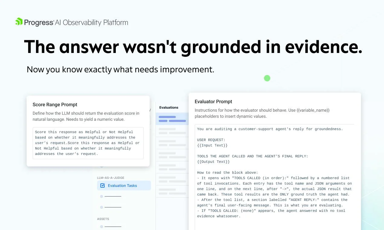 Progress AI Observability screenshot 3