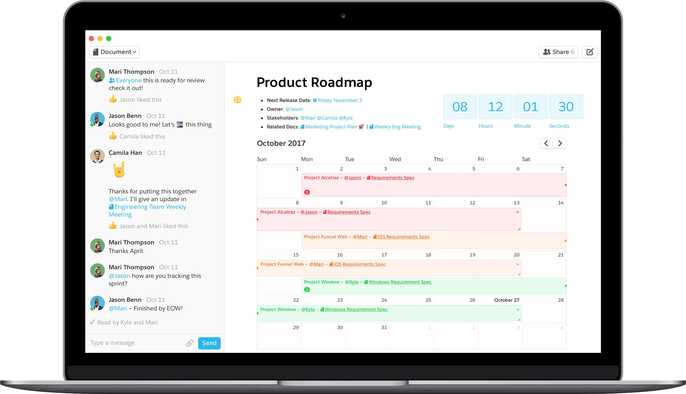 Quip screenshot 3