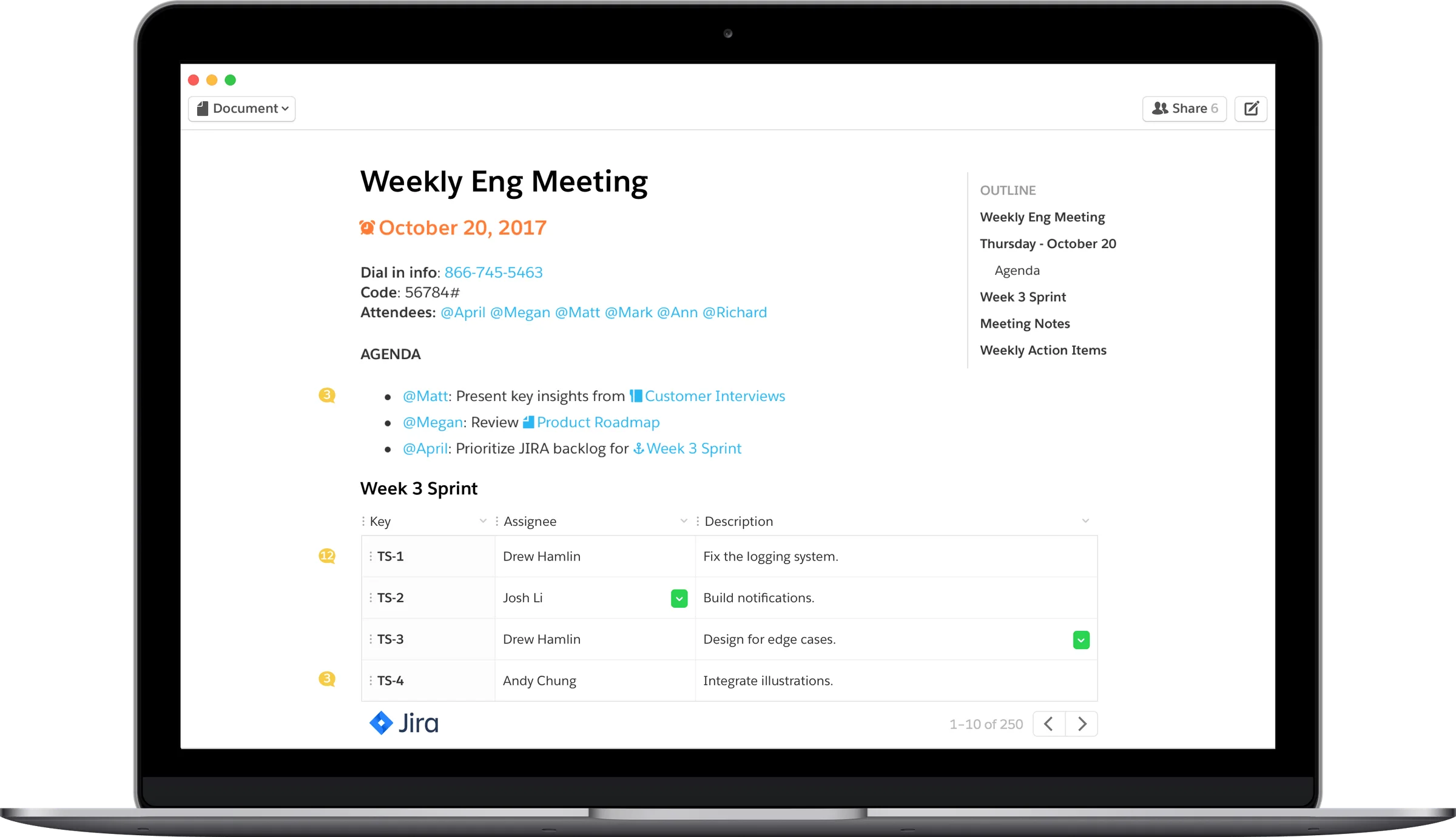 Quip screenshot 6
