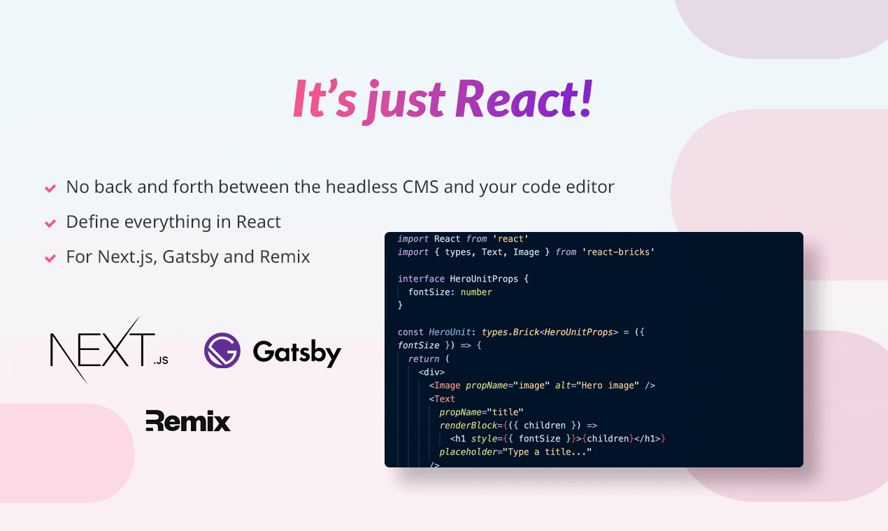 React Bricks screenshot 2