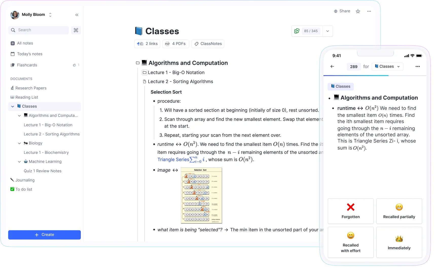 RemNote screenshot 3