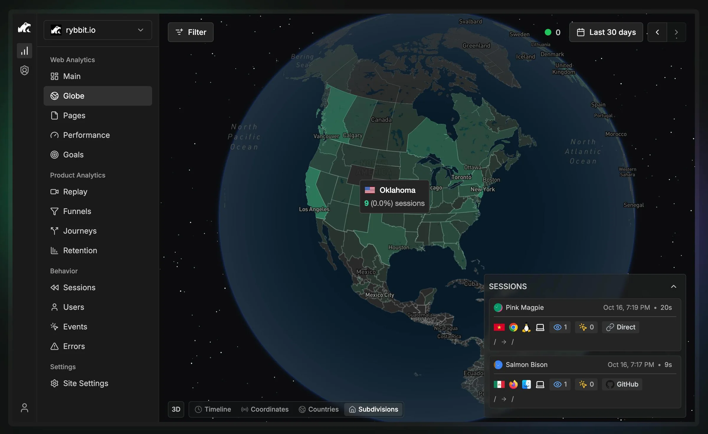 Rybbit screenshot 7