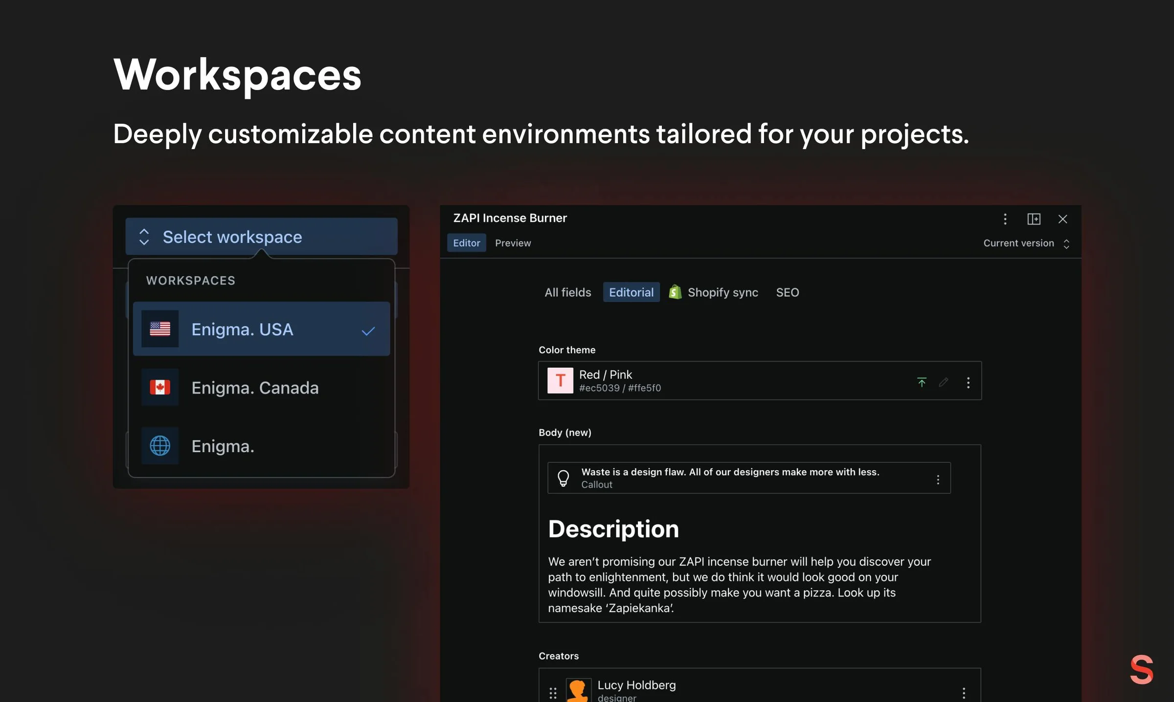 Sanity.io screenshot 3
