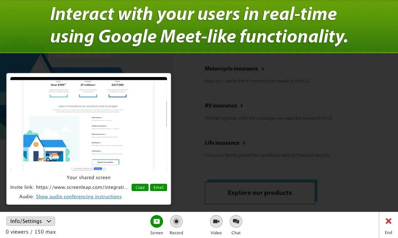 Screenleap for Websites screenshot 5