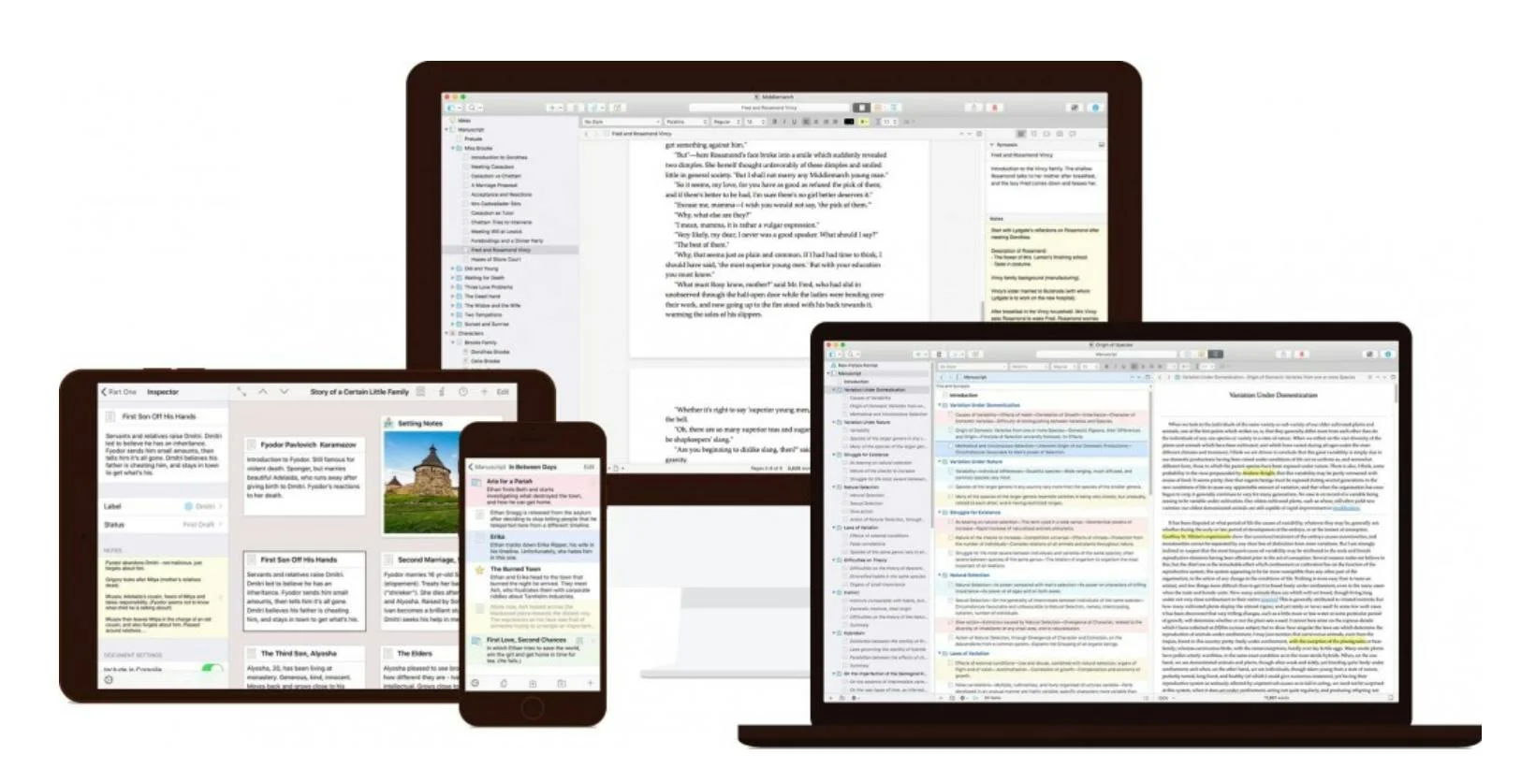Scrivener screenshot 3