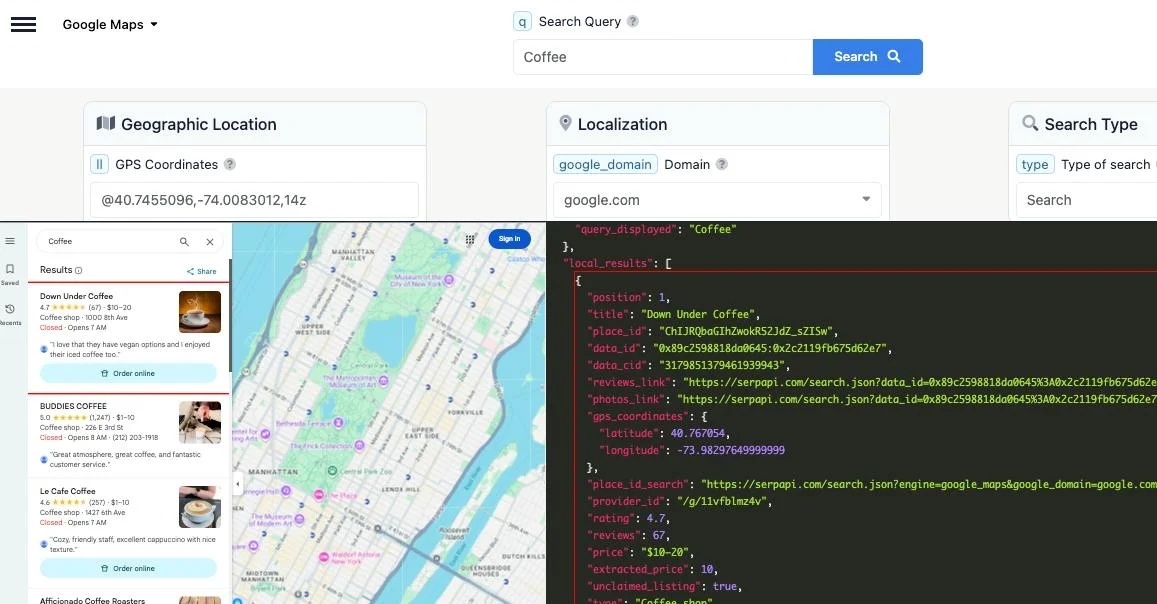 SerpApi screenshot 2