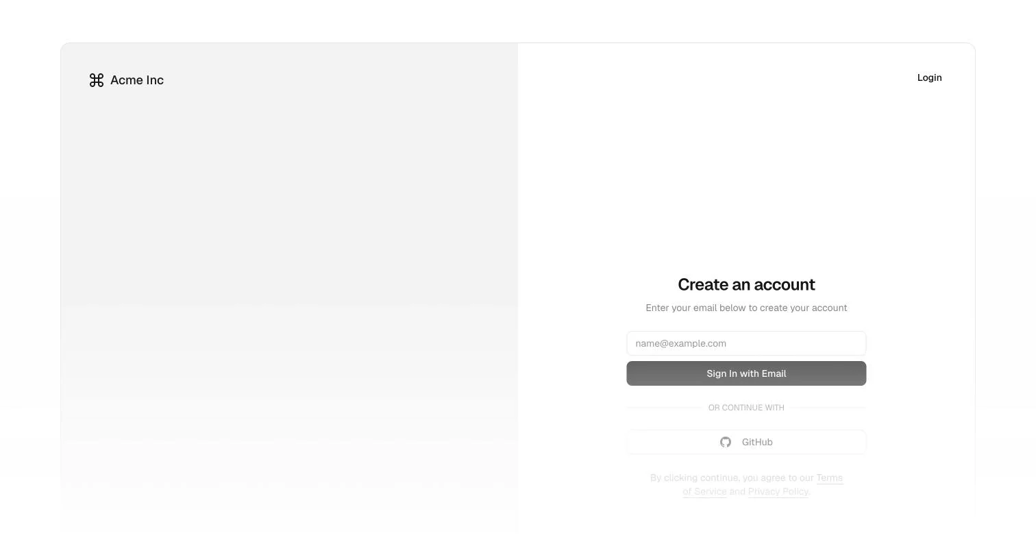 shadcn/ui screenshot 6