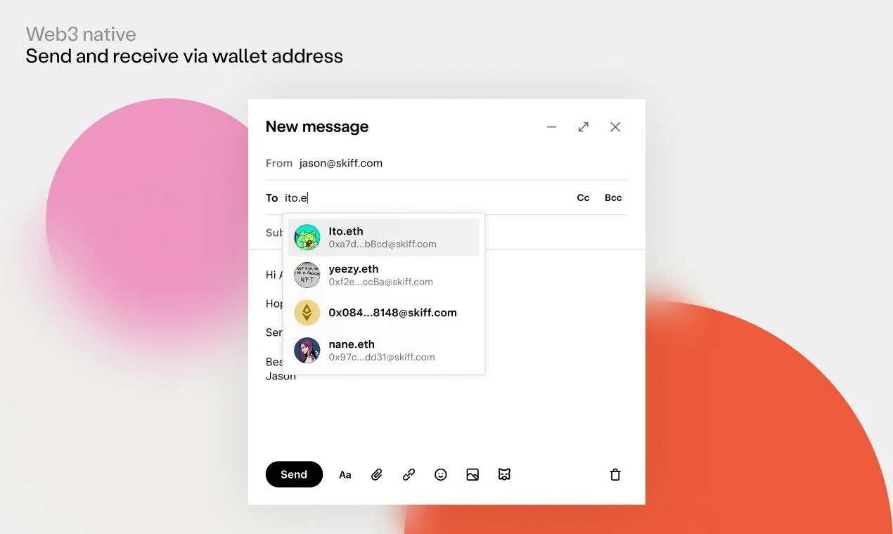 Skiff Mail screenshot 2