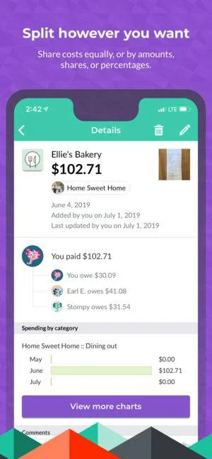 Splitwise screenshot 3