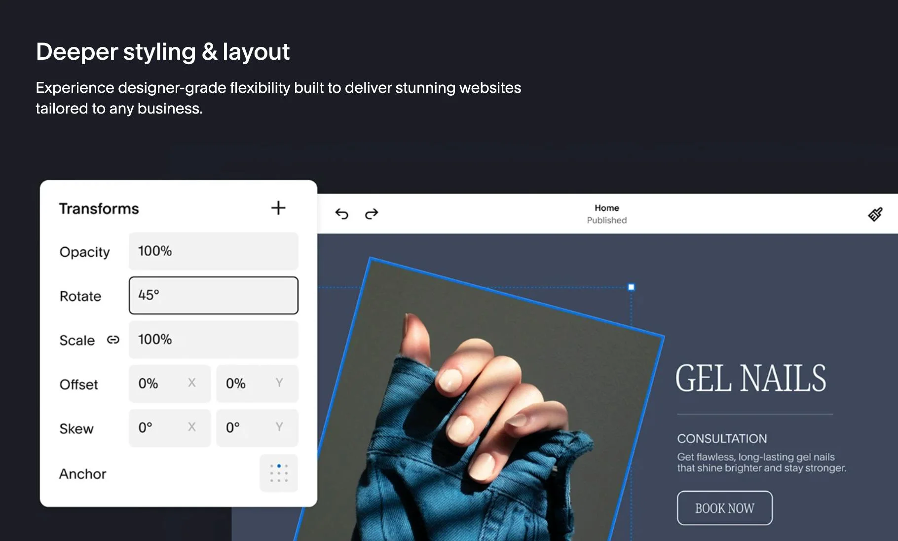 Squarespace screenshot 3