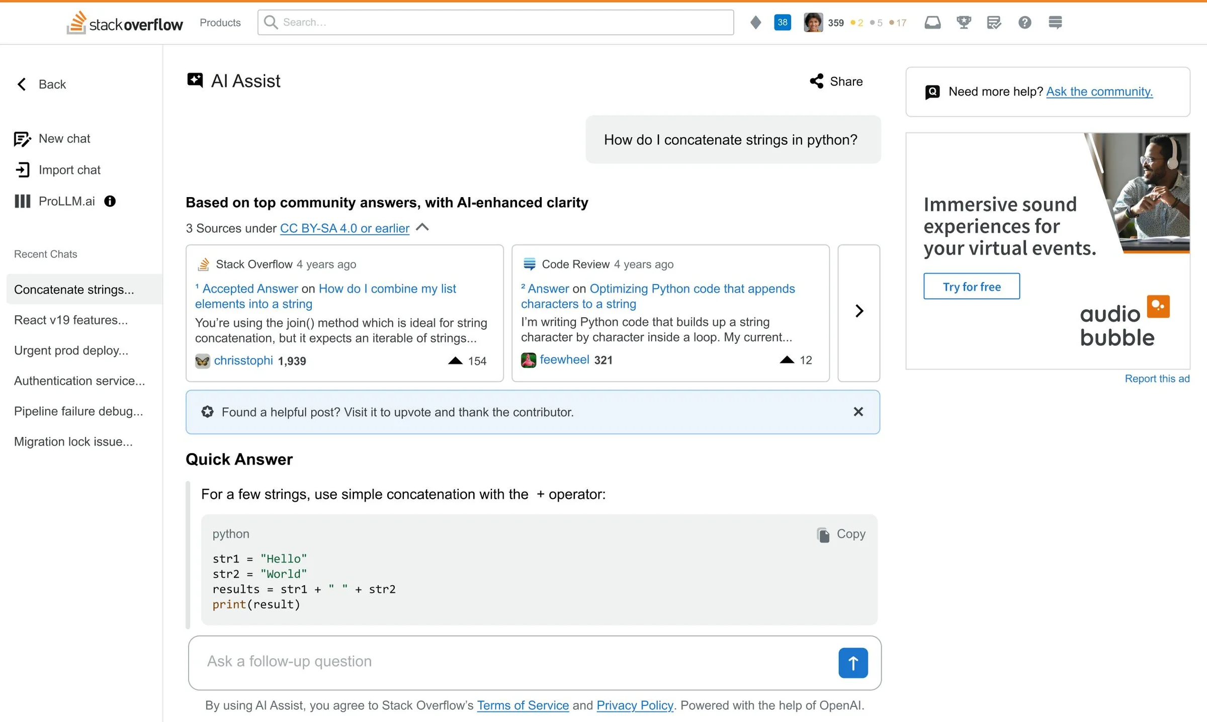Stack Overflow screenshot 3