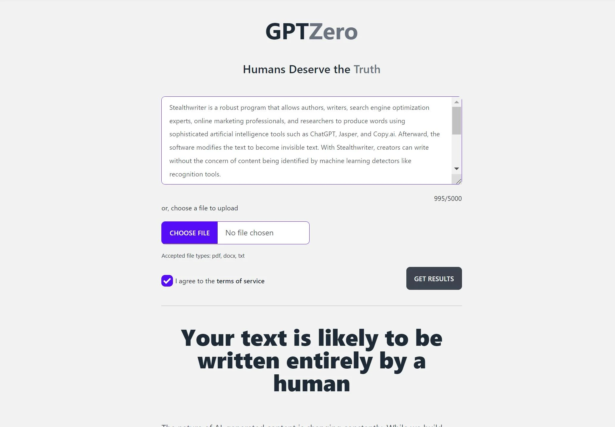 StealthWriter screenshot 2