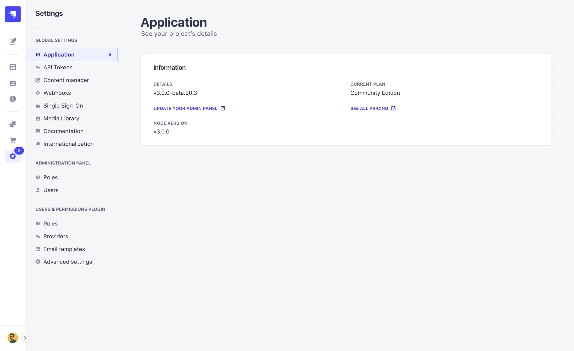 Strapi screenshot 3