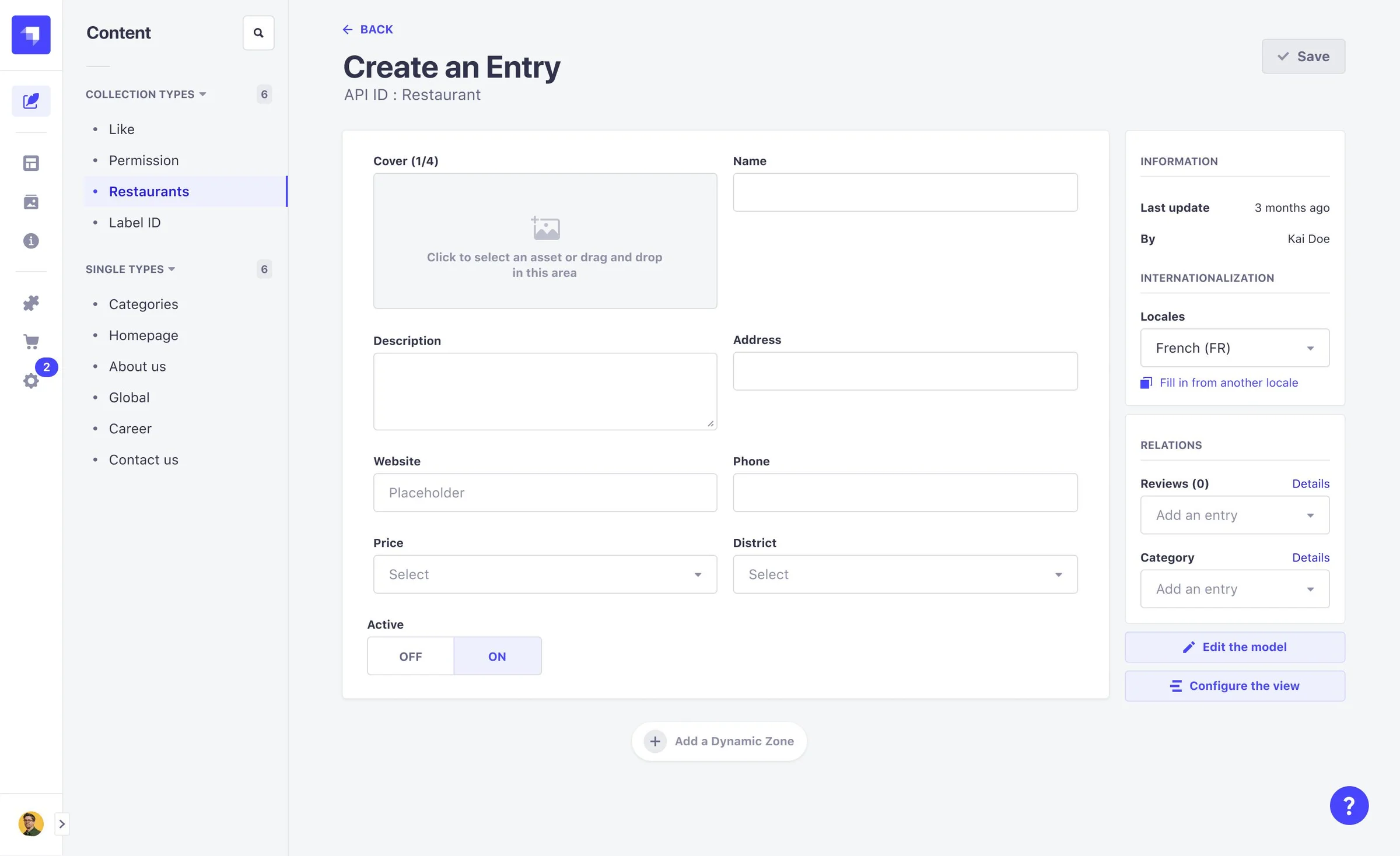 Strapi screenshot 6