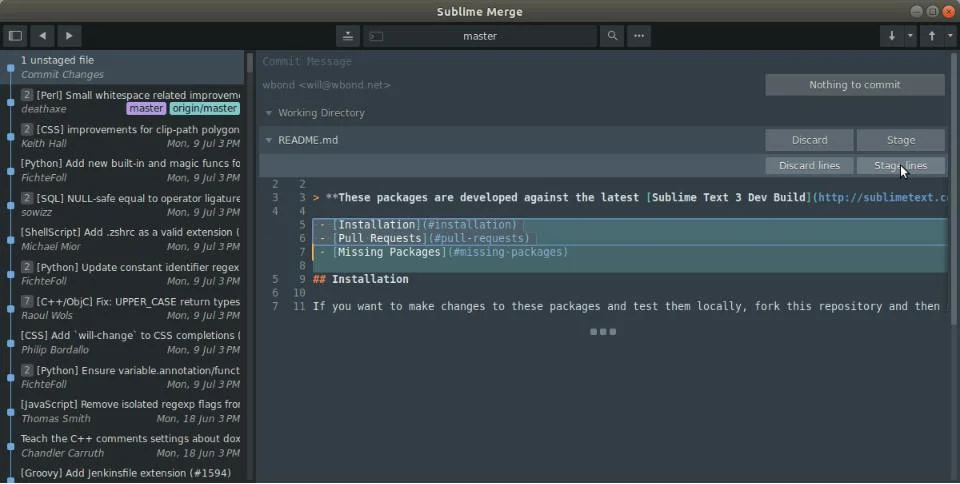 Sublime Merge screenshot 4