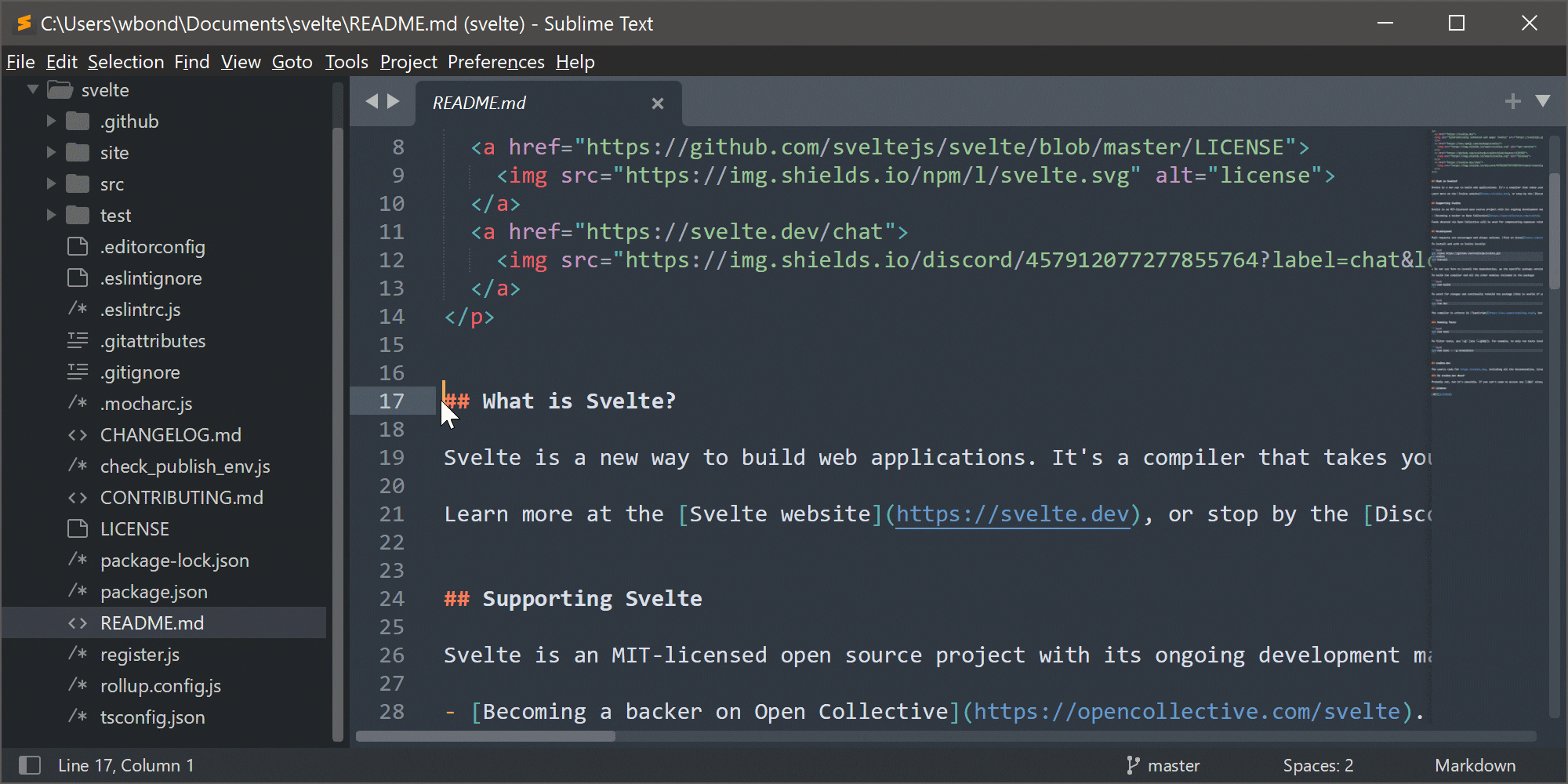 Sublime Text screenshot 3