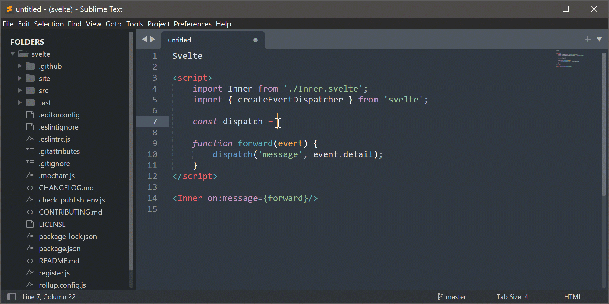 Sublime Text screenshot 4