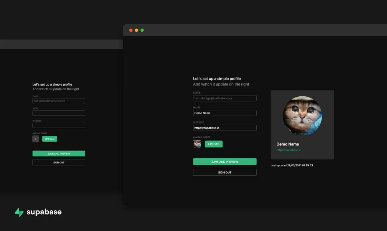 Supabase screenshot 2