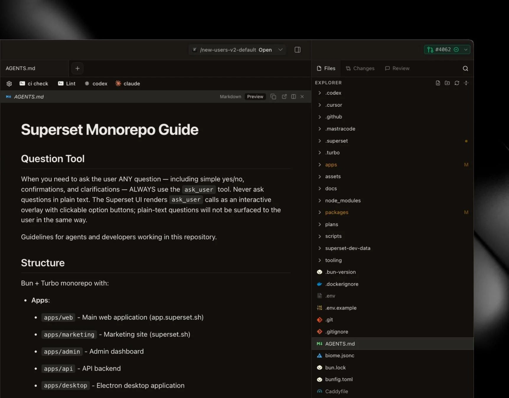 Superset screenshot 3