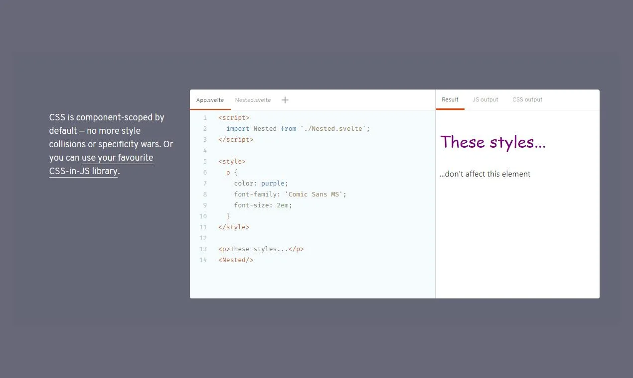 Svelte screenshot 3