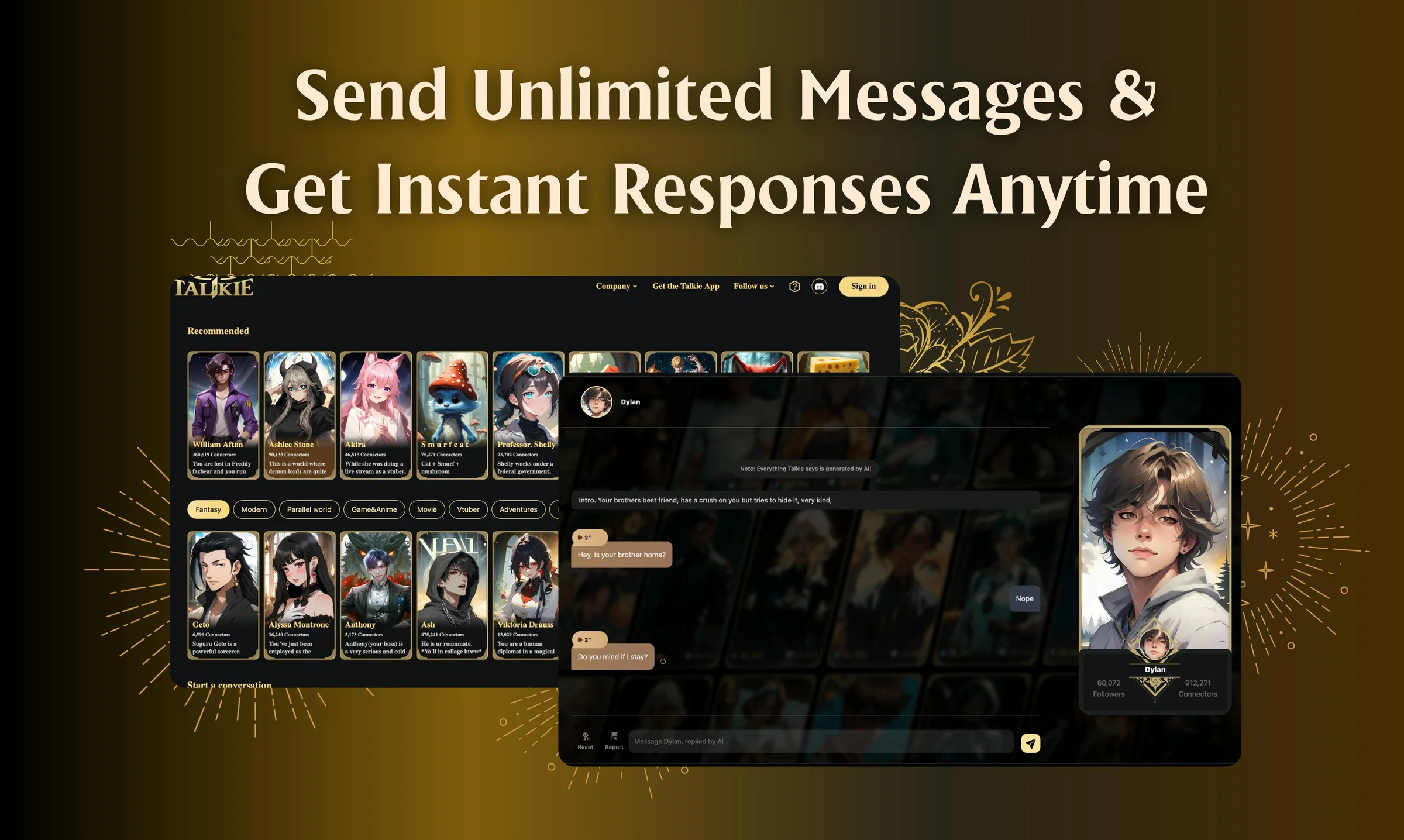 Talkie: Soulful AI screenshot 3