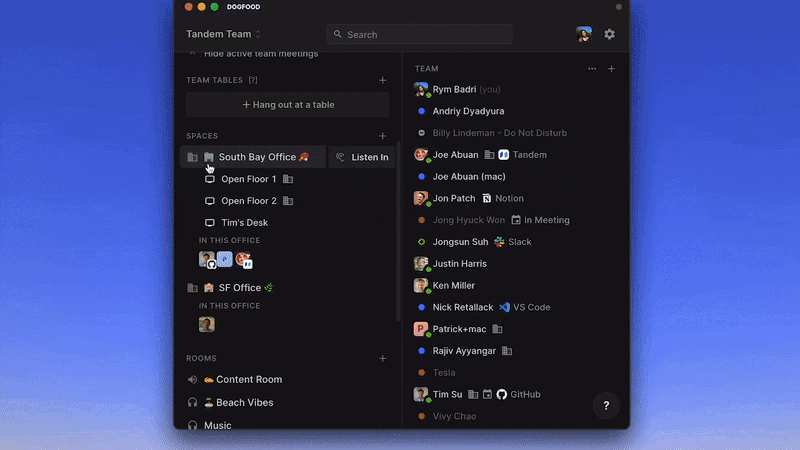 Tandem screenshot 3
