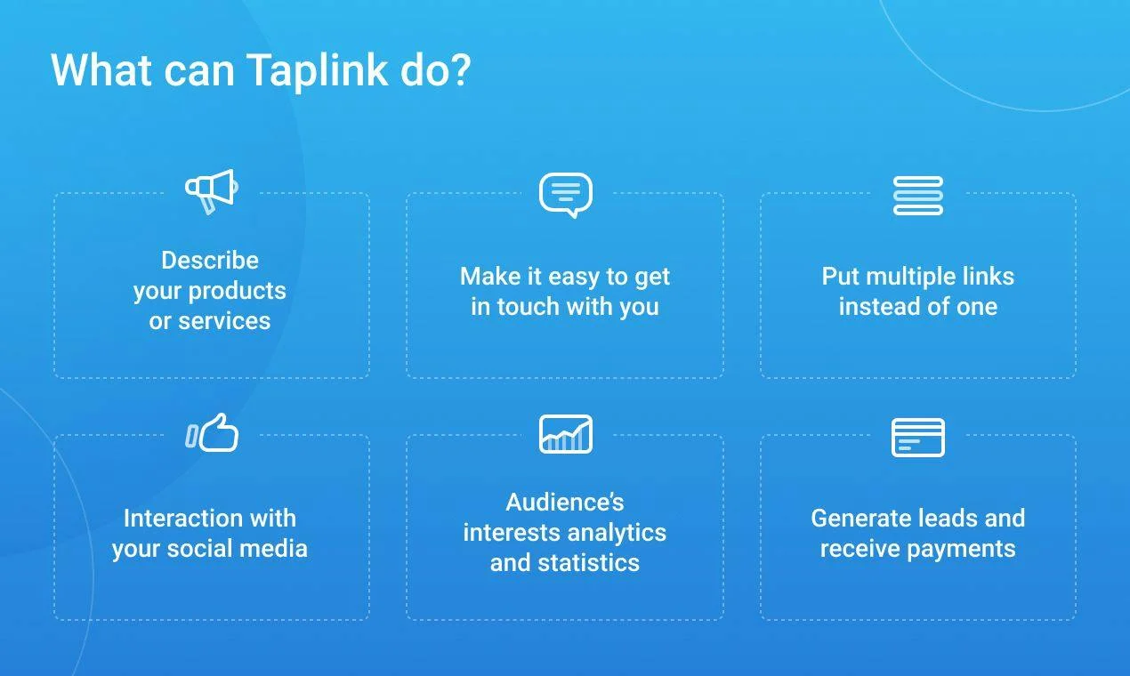 Taplink screenshot 3