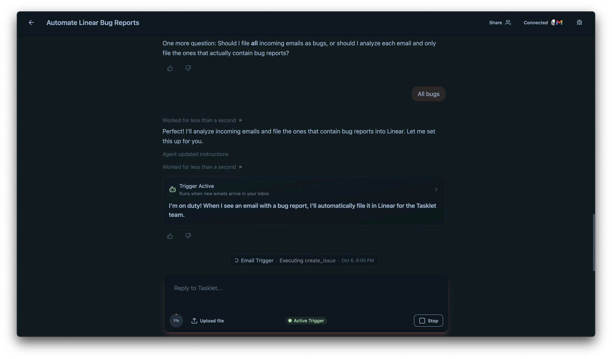 Tasklet screenshot 4