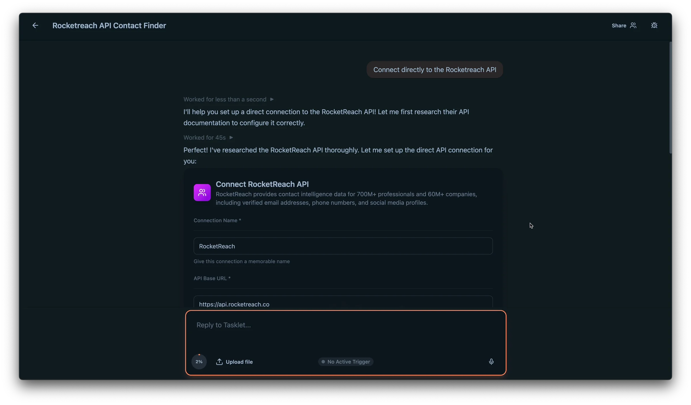 Tasklet screenshot 6