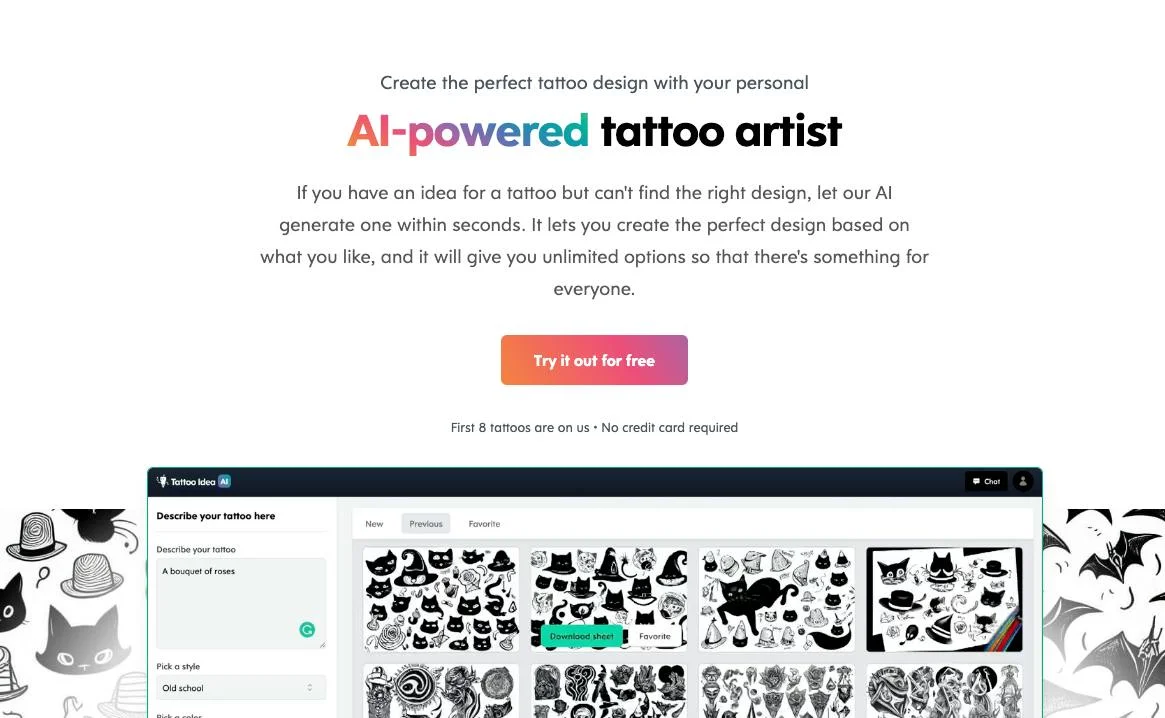 TattoosAI screenshot 2