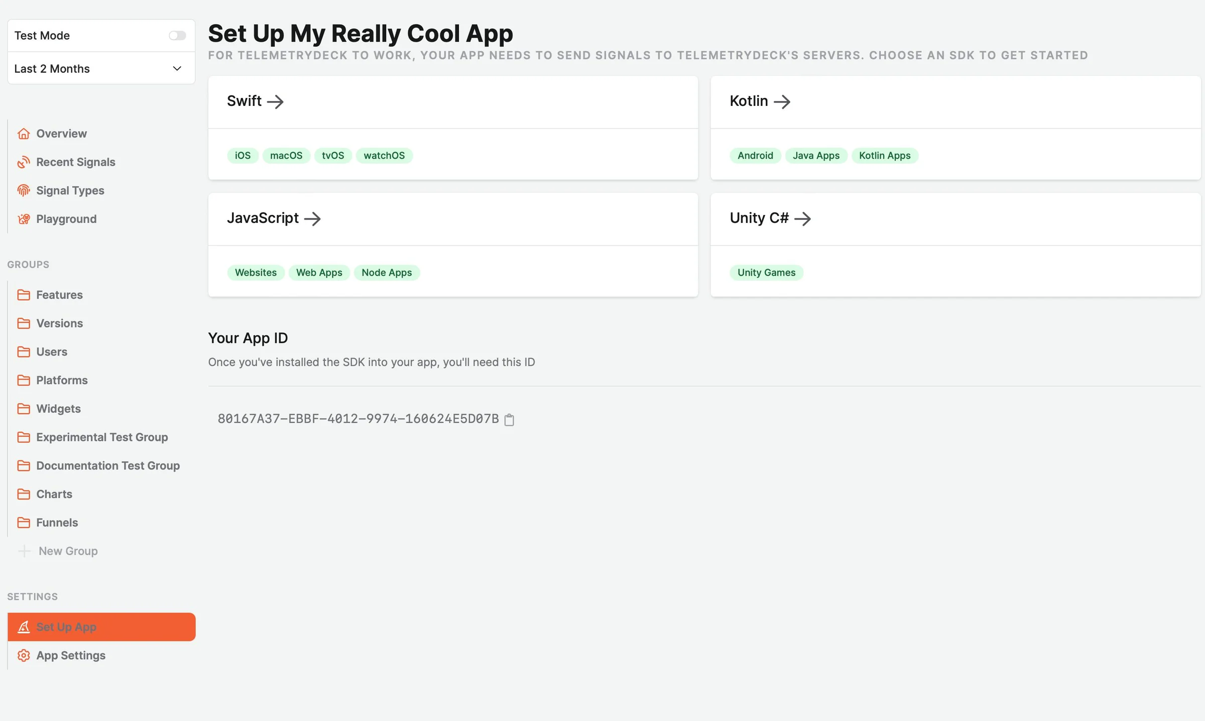 TelemetryDeck screenshot 8