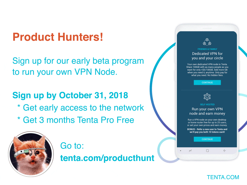 Tenta VPN Browser + Ad Blocker and Downloader screenshot 4